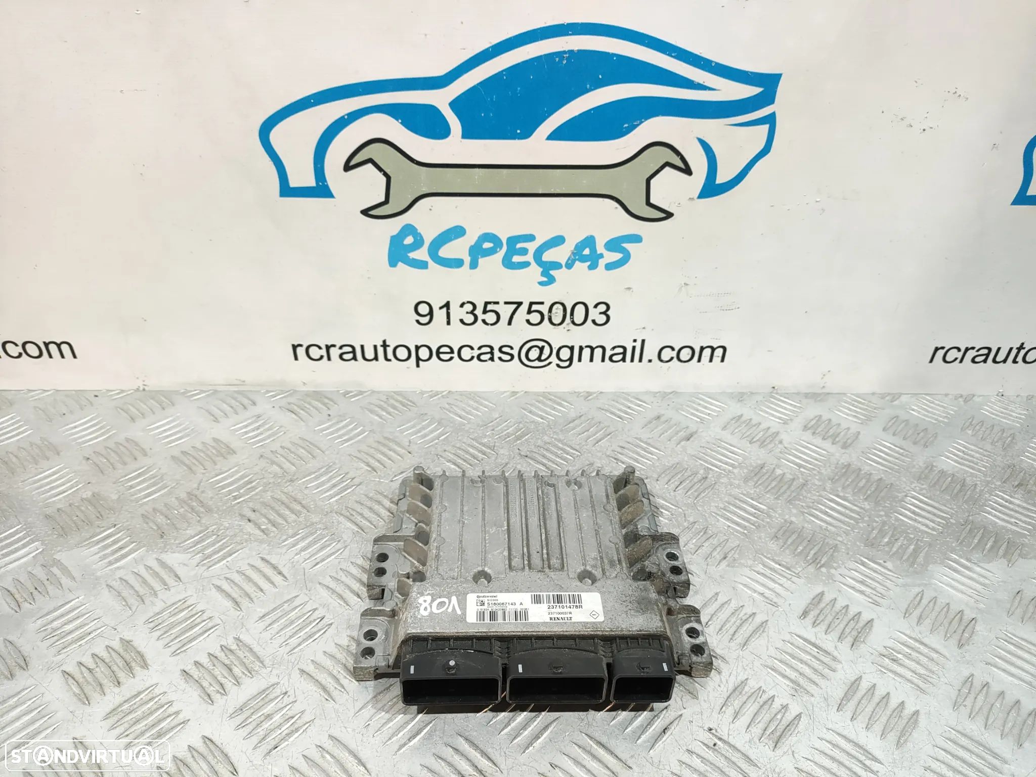CENTRALINA ECU MOTOR CONTINENTAL RENAULT S180067143A 237101478R 237100037R MEGANE 3 III MK3 GRANDTOUR CARRINHA - 1