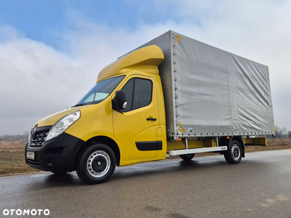 Renault MASTER 2.3 DCI 131KM MAX PLANDEKA 10 PALET PODNOSZONY DACH KAMERA SALON PL 2018R