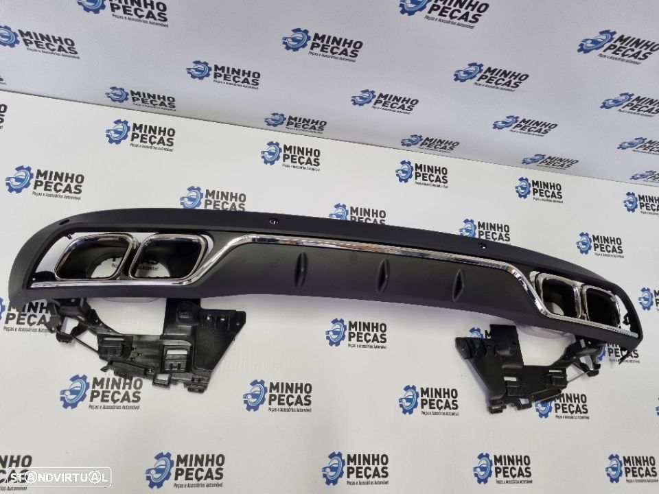 Difusor Traseiro Mercedes Class C (W205) Look C63 (2014-2018) - 4