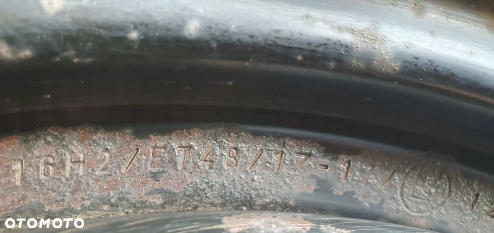 Felgi stalowe koła VW 5x112 6.5J ET48 R16 VW Passat B6 - 9