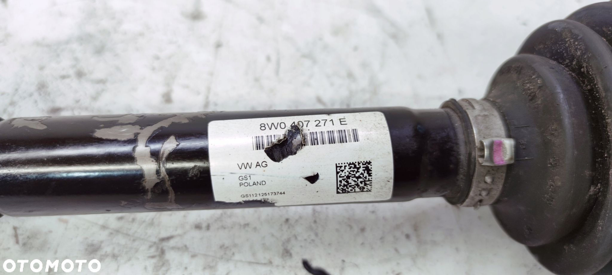 PÓŁOŚ LEWA PRAWA PRZÓD AUDI A4 B9 A5 8W0407271E - 4