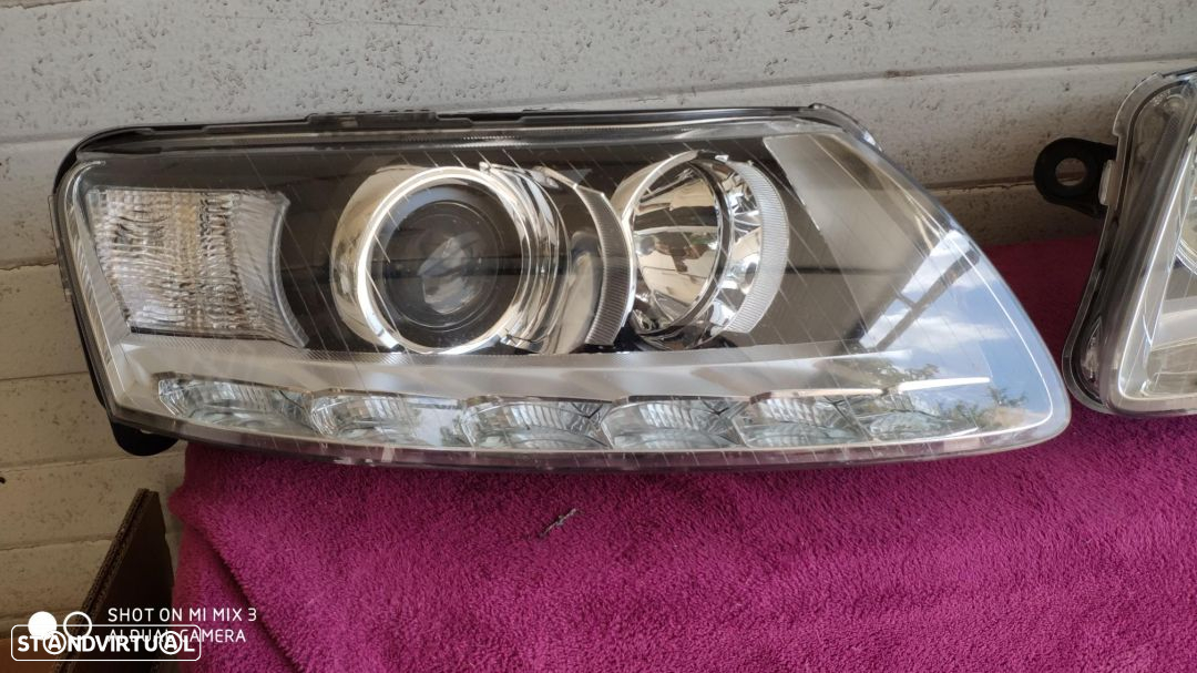Faróis Bi-xenon Led Audi A6 4F facelift - 8