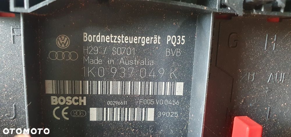 Moduł sterownik komfortu Bordnetz VW Touran 1T0 1K0937049K - 6