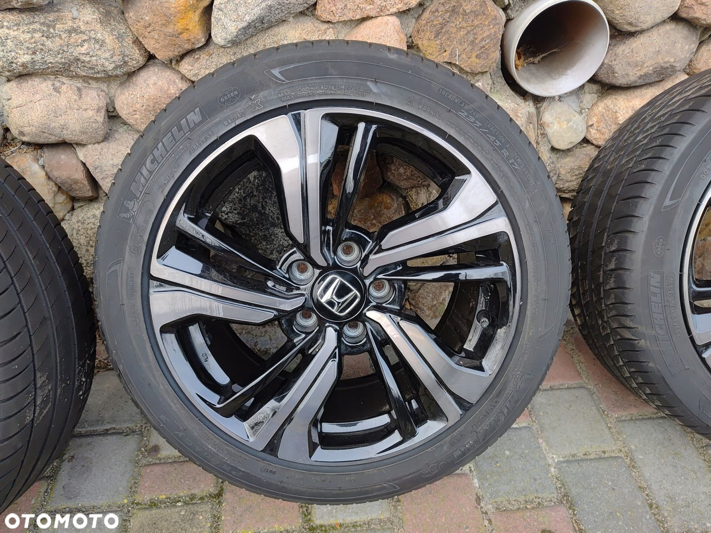HONDA CIVIC X FELGA FELGI ALUMINIOWA Z OPONAMI 17080A 17" 5x114.3 ET 50 - 4