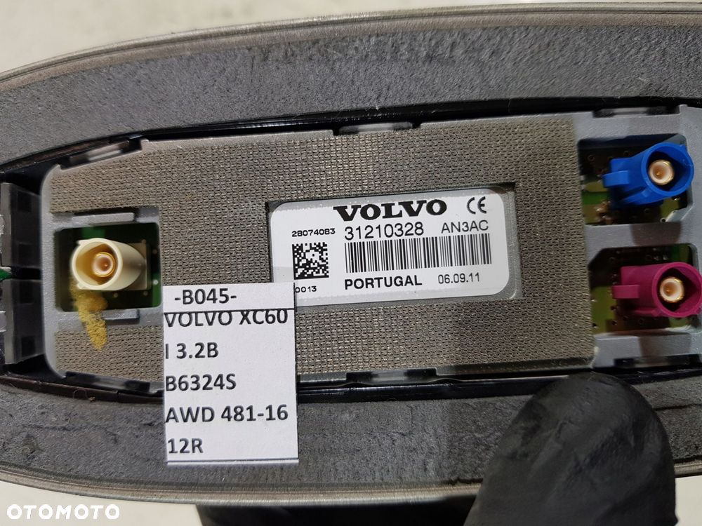 antena dachowe płetwa rekin 31210328 volvo xc60 i 08-13 481-16 - 9