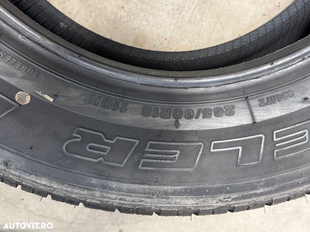 Vând 2 anvelope 265/60/18 bridgestone de vară noi - 6