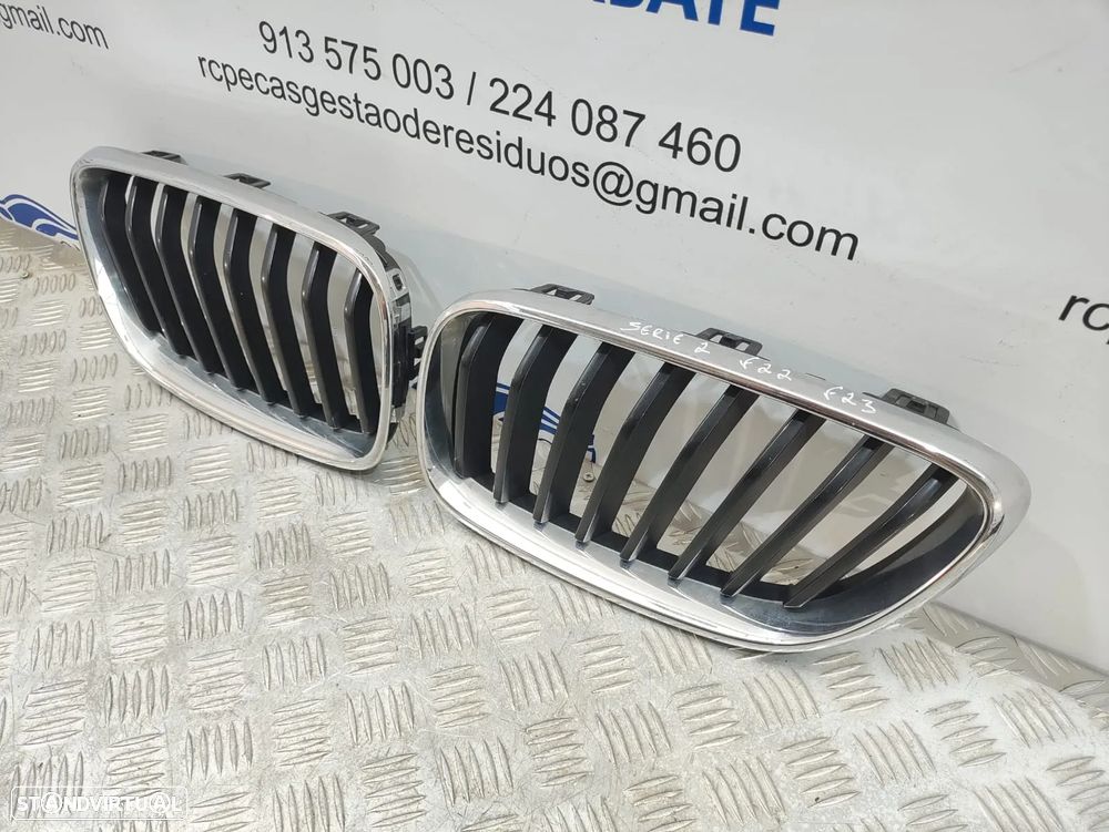 Grelha Frente Frontal Original BMW Serie 2 F22 F23 2014 a 2021 - 5