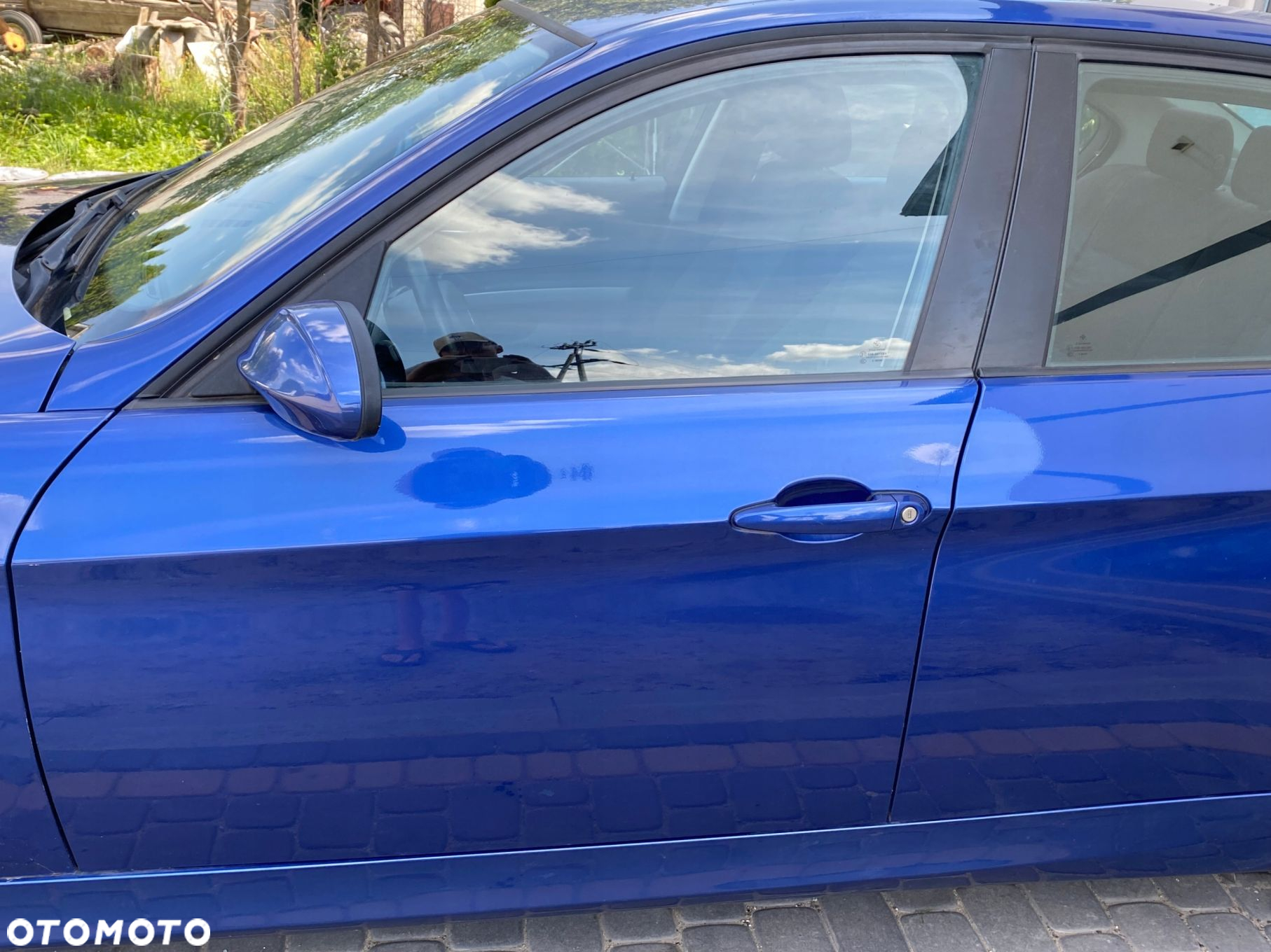 BMW E90 E91 LIFT DRZWI LEWY LEWE TYŁ TYLNE MONTEGOBLAU METALLIC SCHWARZ - 3