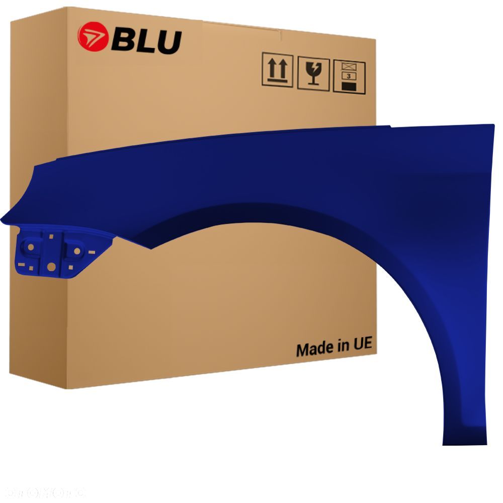 BLU Błotnik VW EOS LD5Q lewy niebieski 06-15 przód RisingBlau - 1