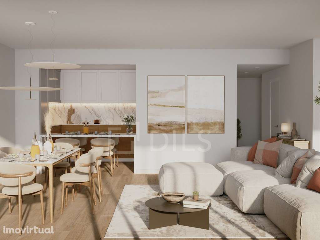 Apartamento T4 com área exterior no mais recente empreendimento jun... - Grande imagem: 3/70