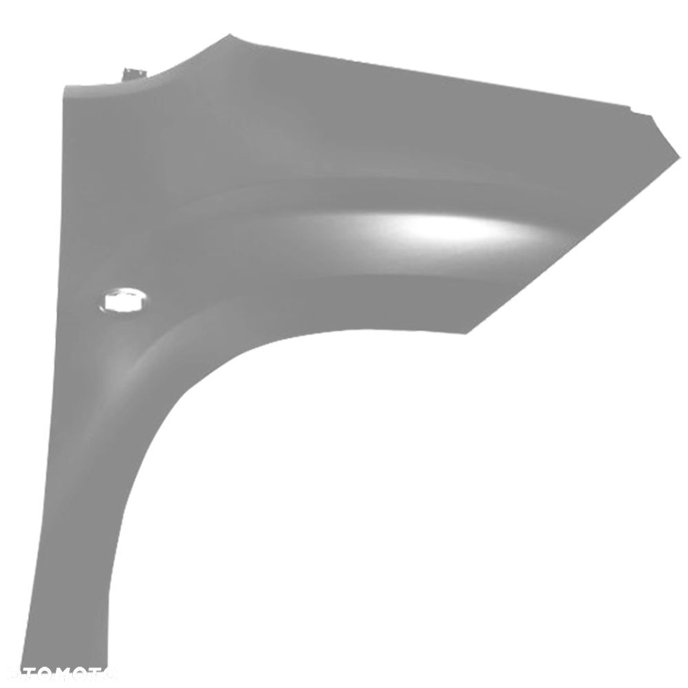 BLU Błotnik PEUGEOT PARTNER III 3 EZR prawy szary 2018-2023 przód Gris Aluminium - 2