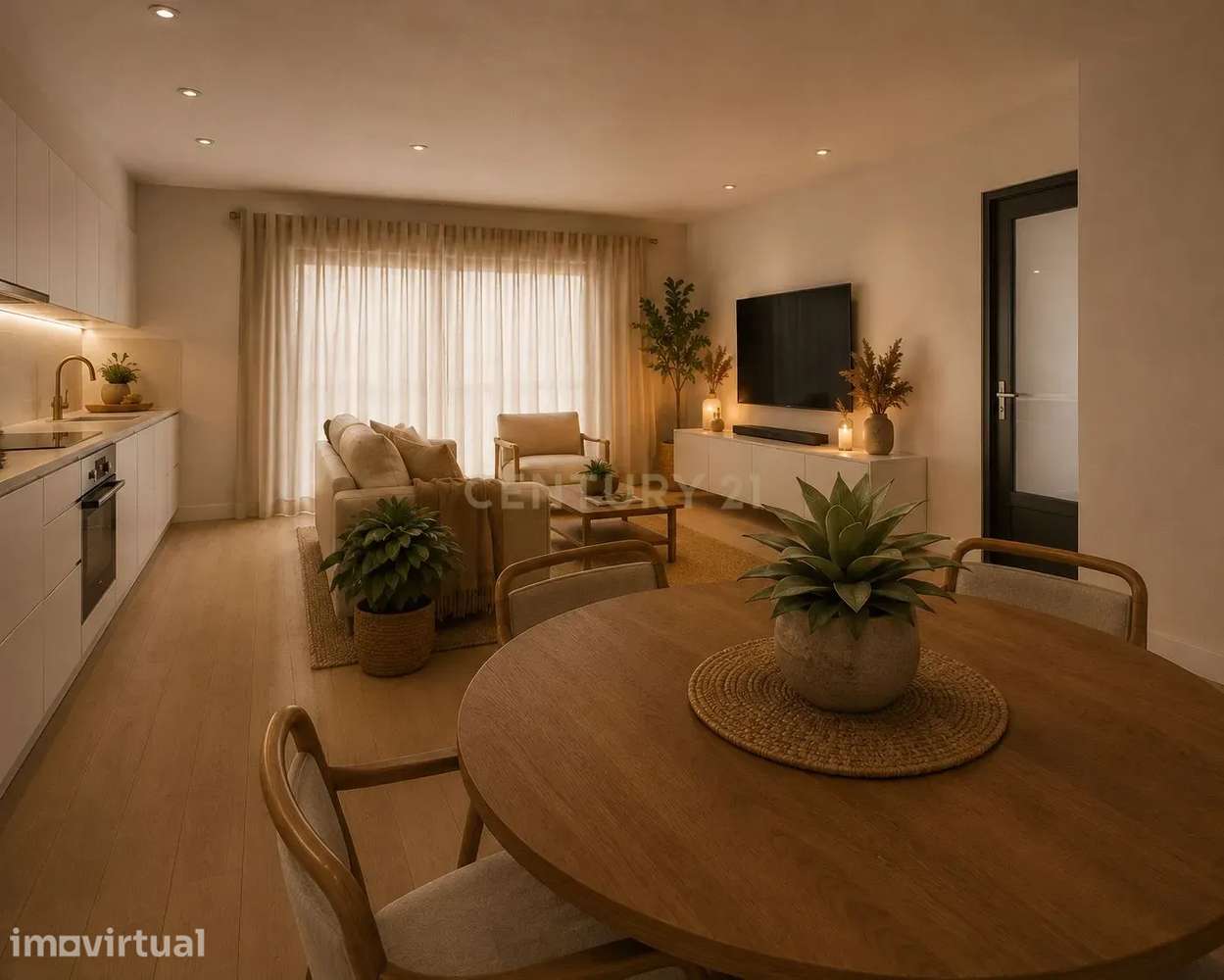 T2+1 Novo | Terraço 27m² | Garagem Box 33m² - Grande imagem: 3/11