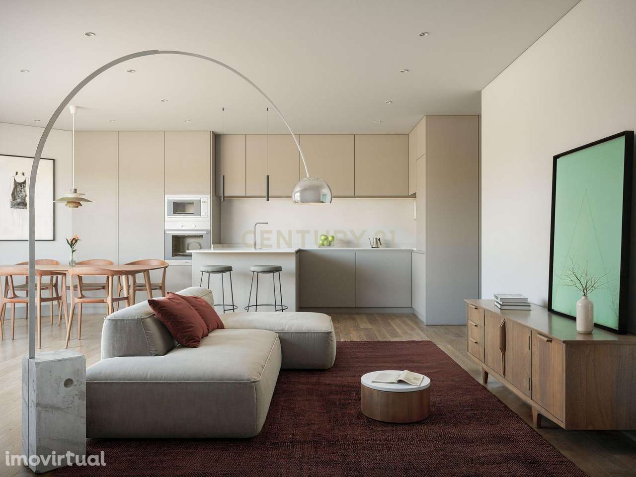 Gião Park – T2 NOVO com elevador, varanda, garagem e arrumos - Grande imagem: 5/15