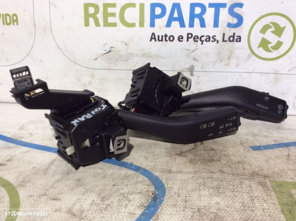 Comandos de limpa vidros e piscas VW Touran - 1