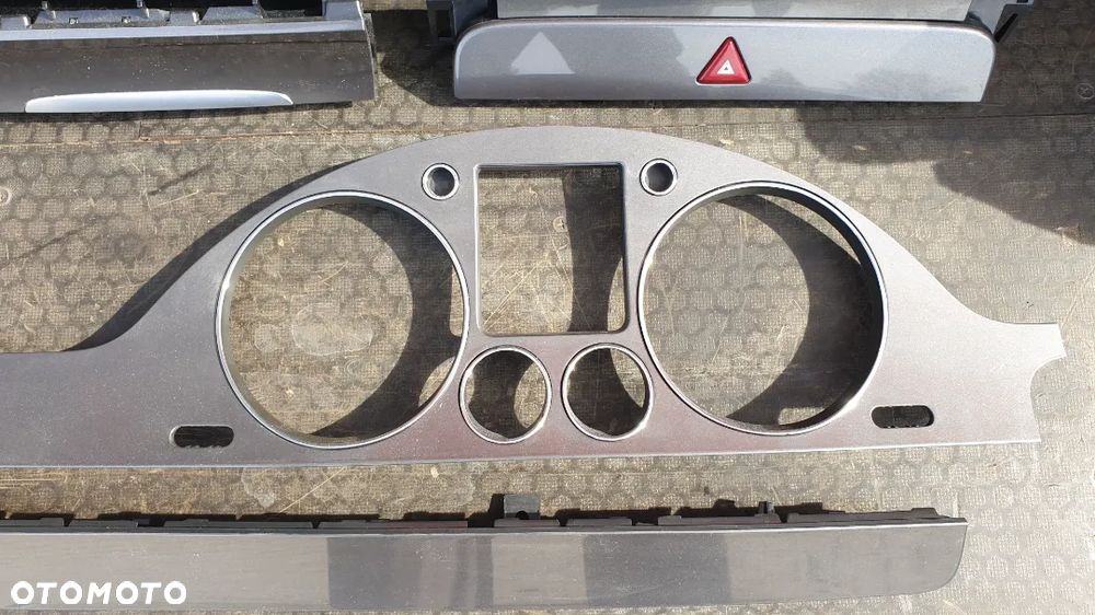 DEKORY LISTWY RAMKA KONSOLI KOMPLET VW PASSAT B6 - 9