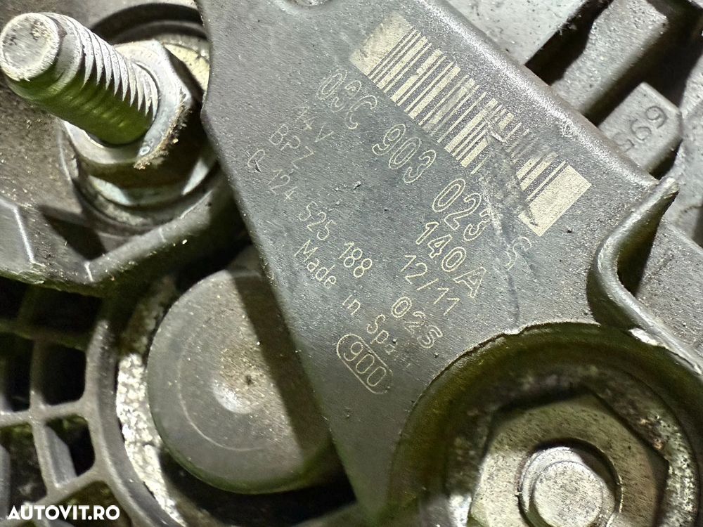 ALTERNATOR AUDI A3 SPORTBACK 8P 1.4 BENZINA 2011 COD OEM 03C903023S 2003-2013 - 6