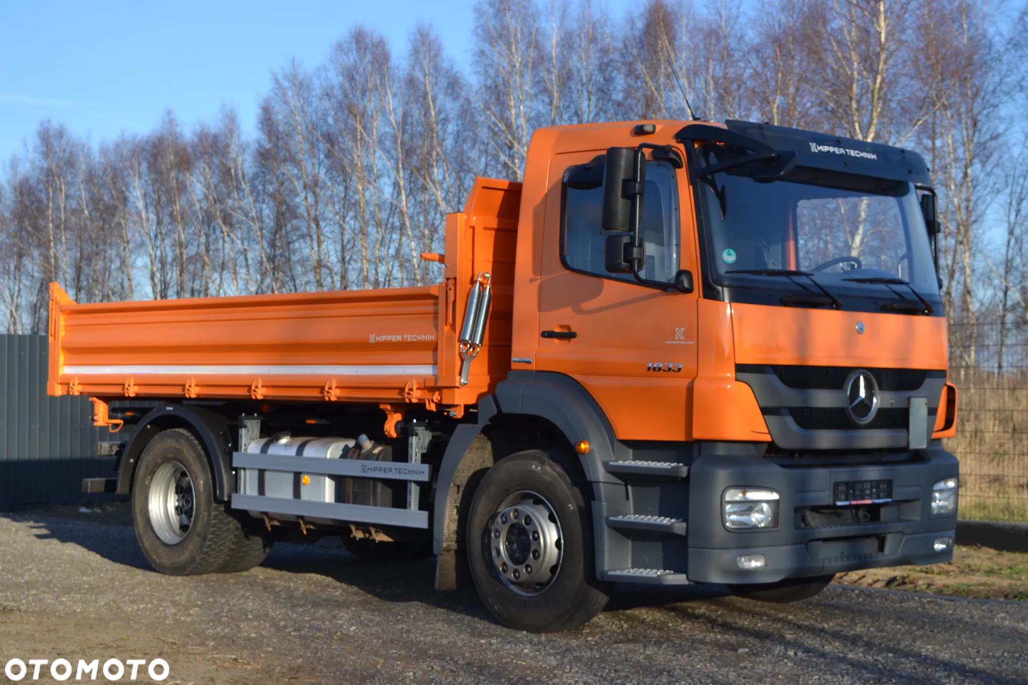 Mercedes-Benz Axor 1833 Nowy 3-stronny WYWROT Kiper WYWROTKA Antos 1829 Blokada mostu MANUAL Klima - 10