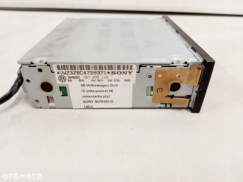 volkswagen golf iv jetta passat b6 zmieniarka płyt - 5