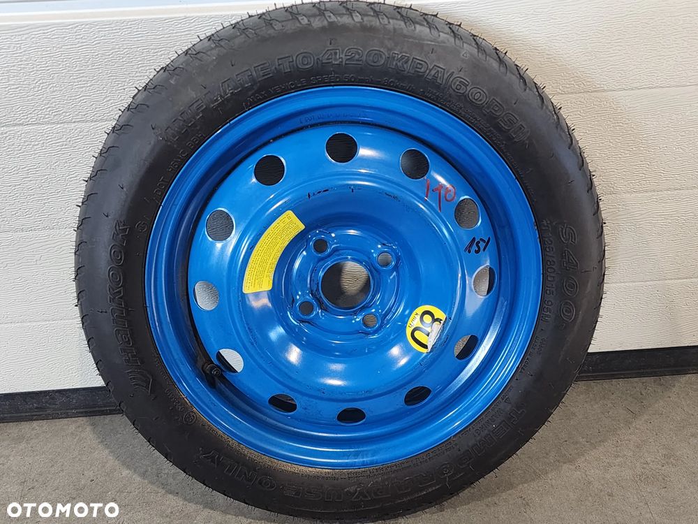 Hyundai I10 II koło zapasowe dojazdowe R15 - 1