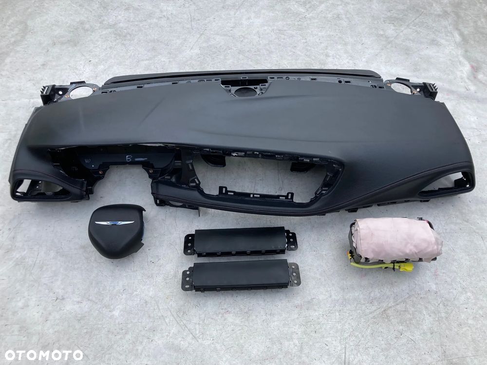 CHRYSLER PACIFICA DESKA SKÓRA KONSOLA KOKPIT PULPIT PÓŁKA PARAPET AIRBAG PODUSZKI PODUSZKA POWIETRZNA KIEROWCY PASAŻERA KOLANOWA KOLANOWE PODUSZKI KOLAN  PASY PAS regeneracja WYMIANA OD RĘKI NA MAGAZYNIE !!! - 2