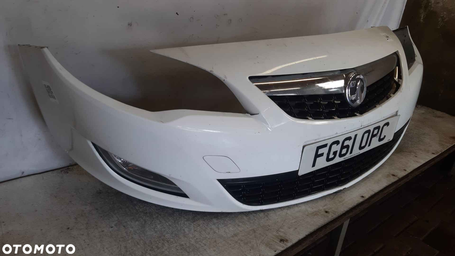 } ZDERZAK PRZÓD PRZEDNI OPEL ASTRA J 4 IV DO MALOWANIA ! USZKODZONY ! - 4