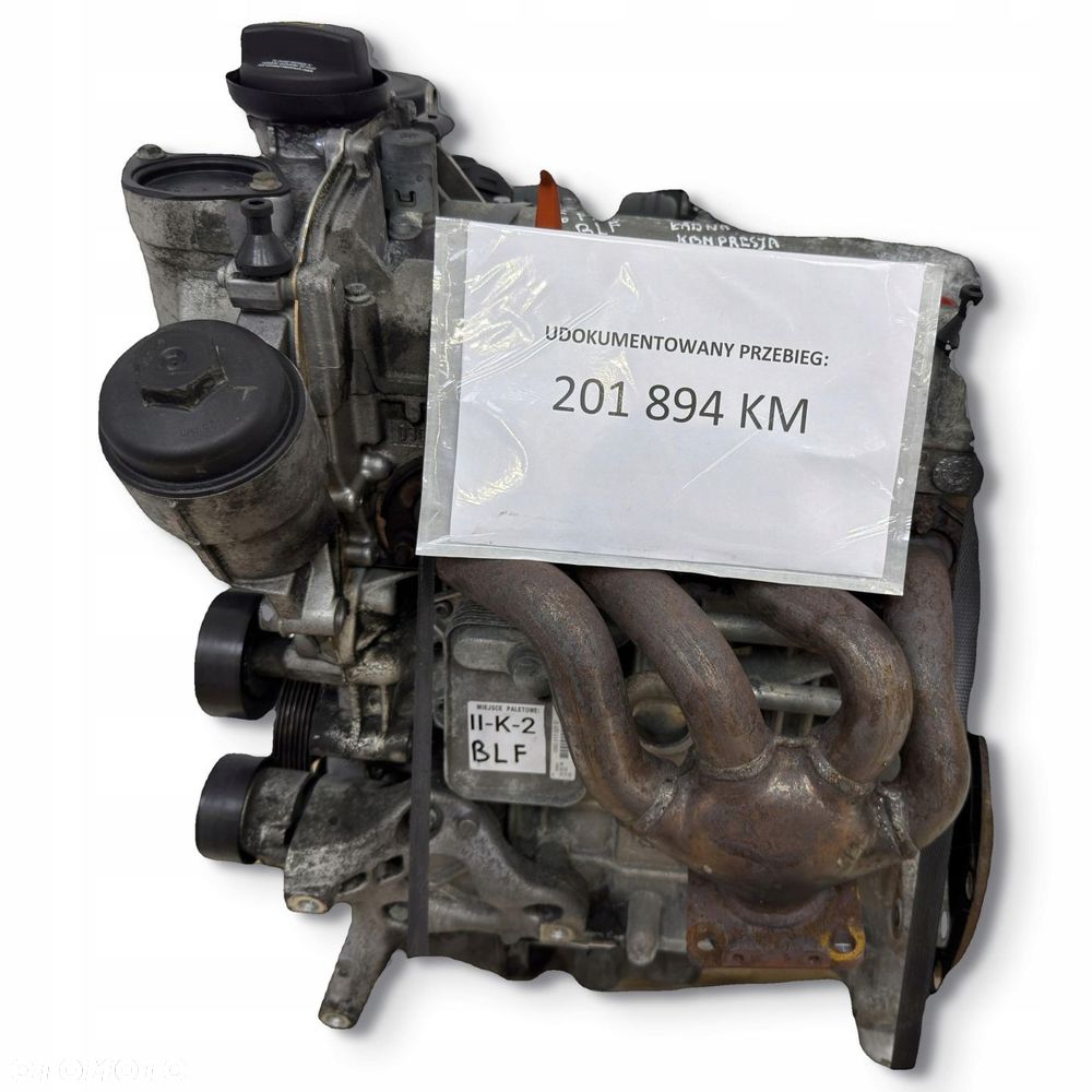 SILNIK VW Touran Golf V Eos Jetta III 1.6 FSI 115KM BLF benzynowy 201tyś - 1