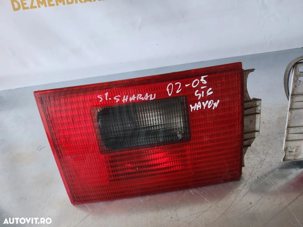 Lampa Stop Tripla Stanga Dreapta De Pe Haion Vw Sharan 2002-2003-2004-2005 - Dezmembrari Arad - 5
