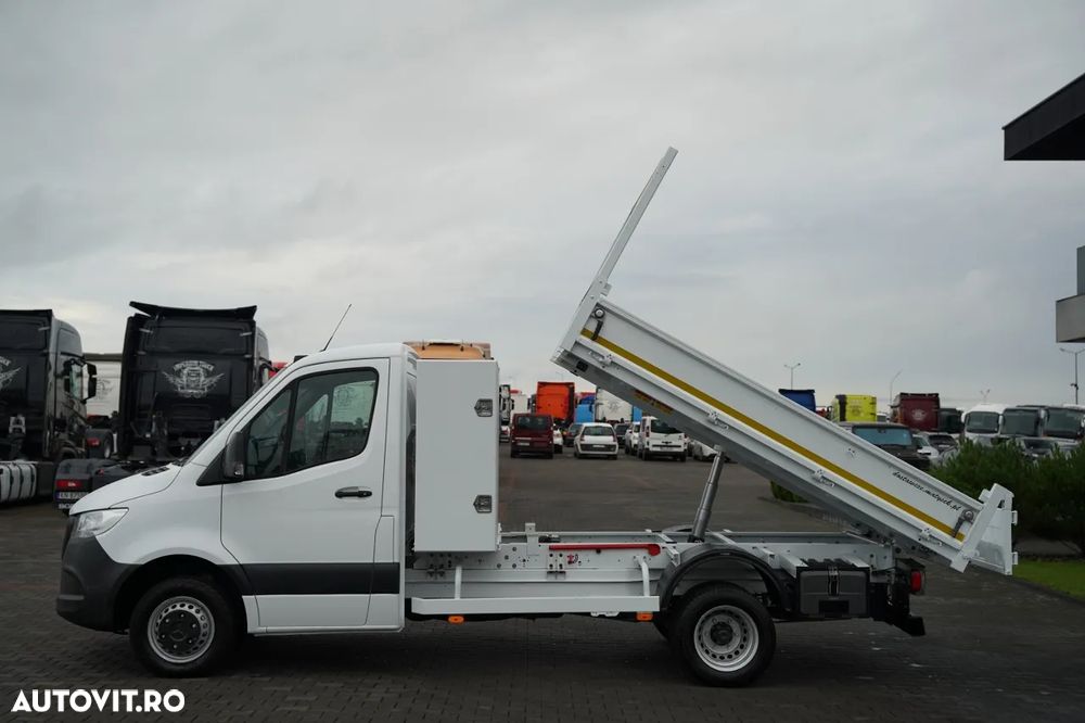Mercedes-Benz SPRINTER / BASCULABILĂ - 3 M / ROȚI SPATE DUBLE / MANUALĂ / IMPORT - 5