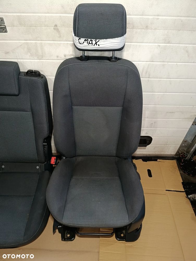 FORD C-MAX II 2 FOTELE SIEDZENIA KANAPA KOMPLET GRZANE - 6