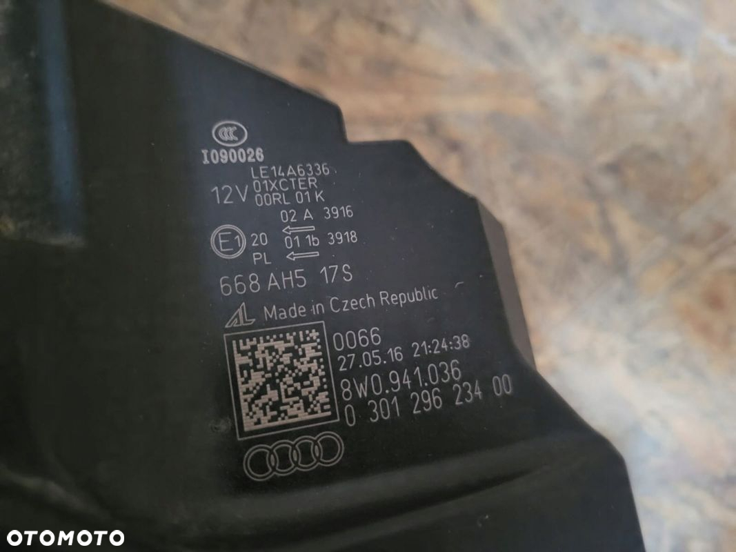 LAMPA AUDI A4 B9 MATRIX 8W0941036 - 3