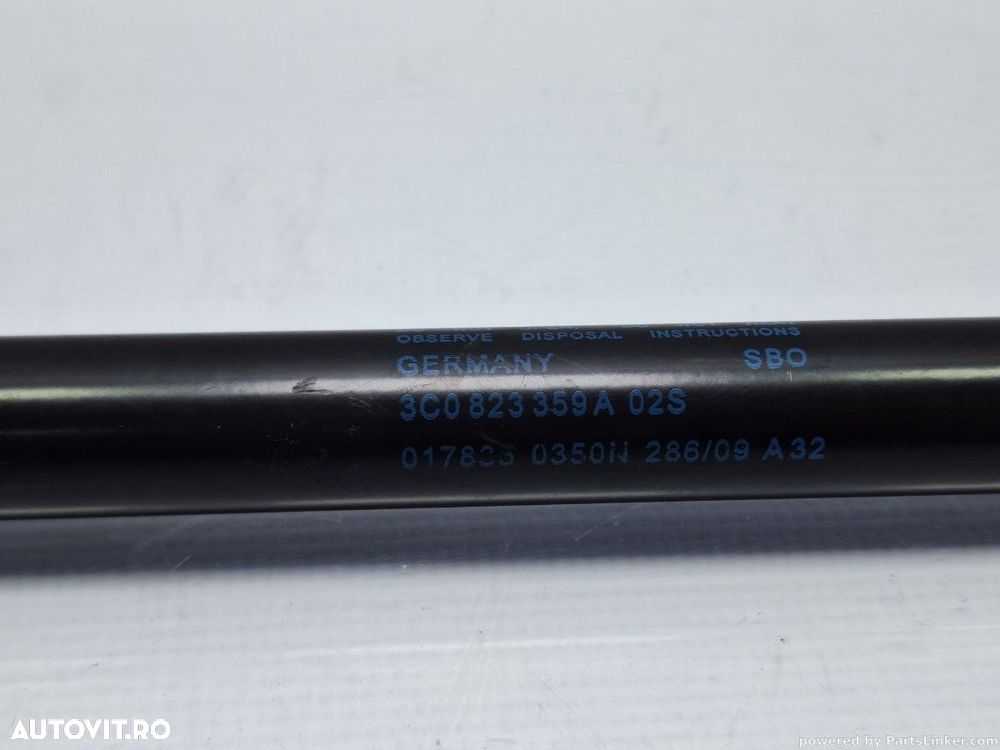 Amortizor capota motor VOLKSWAGEN PASSAT Variant (3C5) [ 2005 - 2011 ] TDI (CBDC) 81KW|110HP OEM 3C0823359A - 4