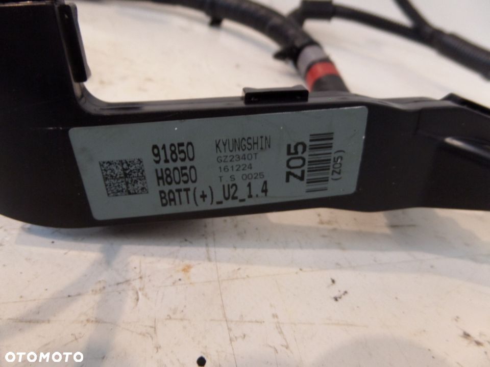KIA RIO IV 1.4 CRDI 17- WIĄZKA AKUMULATORA 91850-H8050 - 3