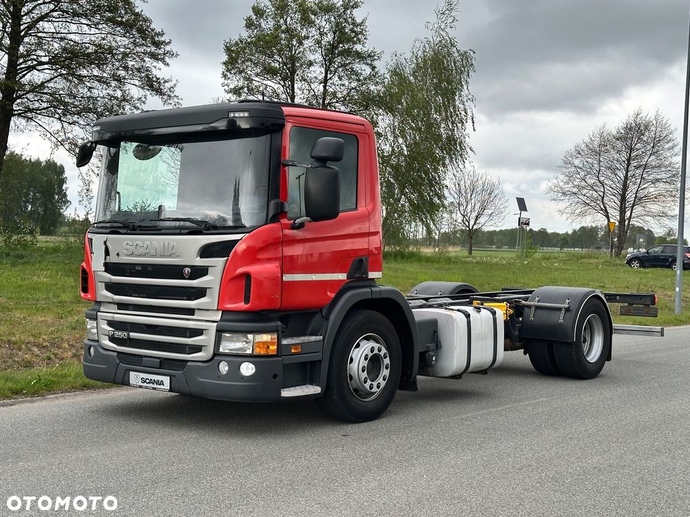 Scania P250 4x2 euro 6 PODUSZKI PRZÓD rama do zabudowy - 1