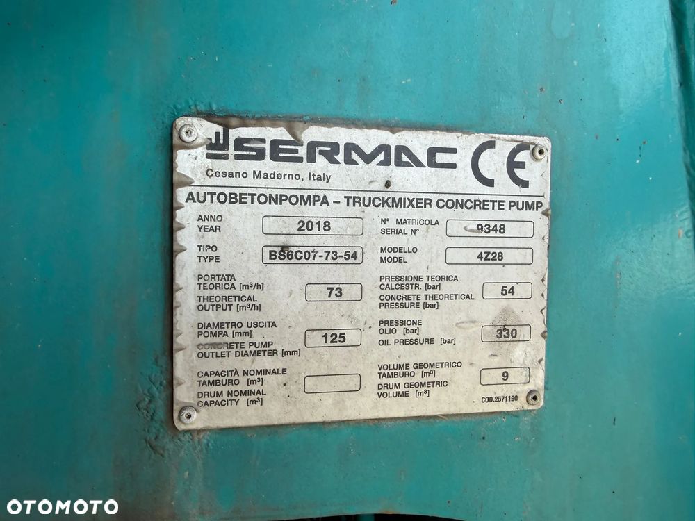 Mercedes-Benz AROCS 3742 8x4 EURO6 POMPOGRUSZKA SERMAC 4Z28 9m3 - 16
