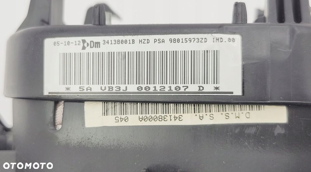 CITROEN C5 III X7 LIFT PODUSZKA KIEROWCY AIRBAG 98015973ZD 98015973 - 10