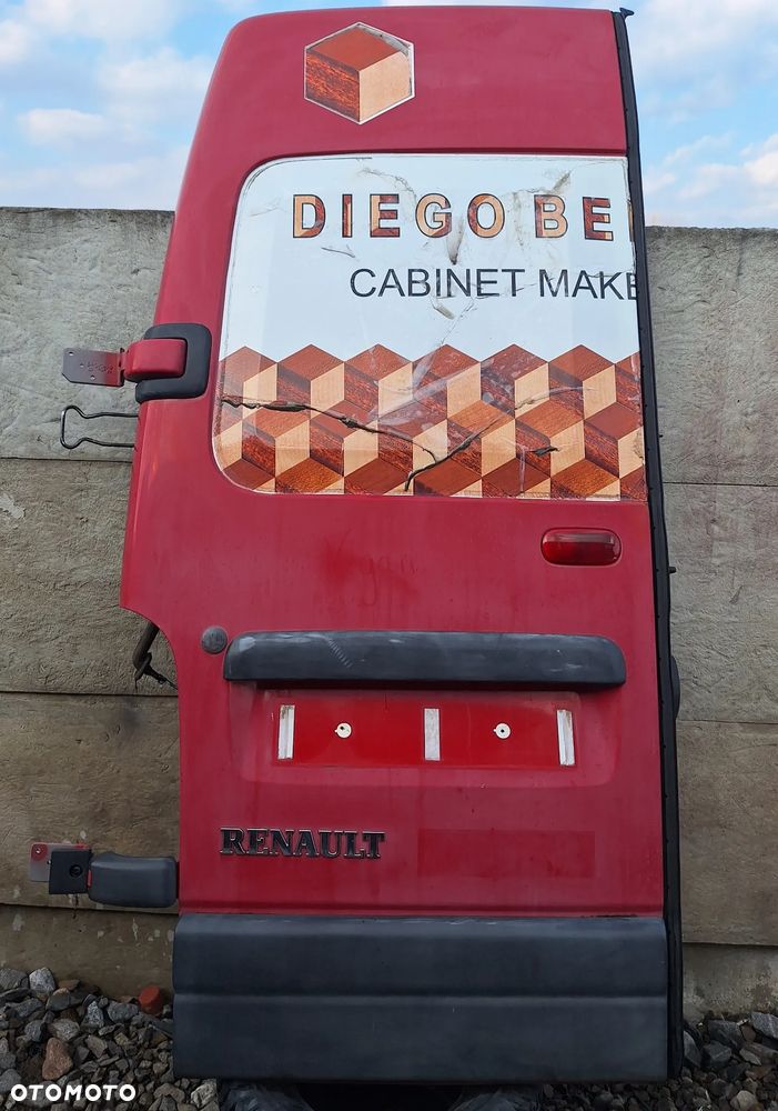 DRZWI TYLNE  LEWE - MASTER , MOVANO L2/H2 2003-10rok/ CZERWONE - 2
