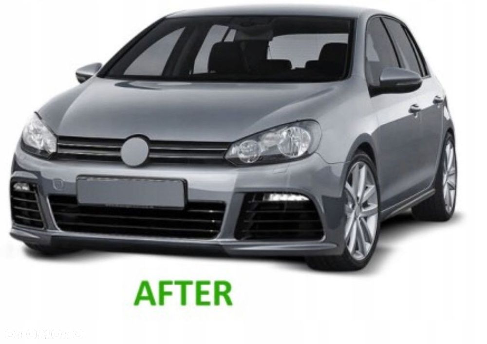Zestaw Body kit zderzak przod tyl progi R20 R Tuning Vw Golf VI 6 5k 5k0 - 13