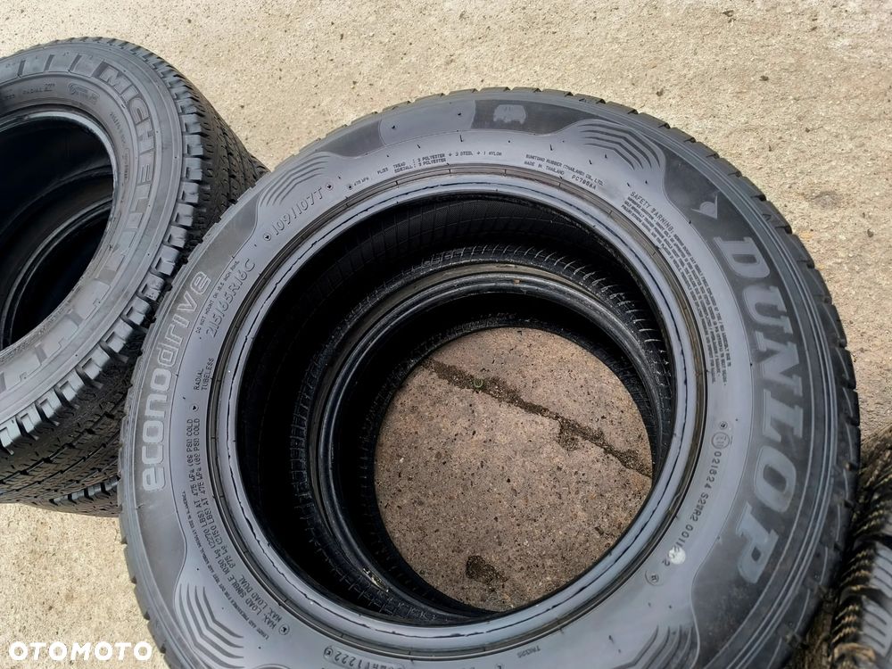215/65R16C 16 C 109/107T Opony Letnie Lato DUNLOP ECONODRIVE ECONO DRIVE 7mm Legnica ALU-RAD 22r. 215/65 - 7