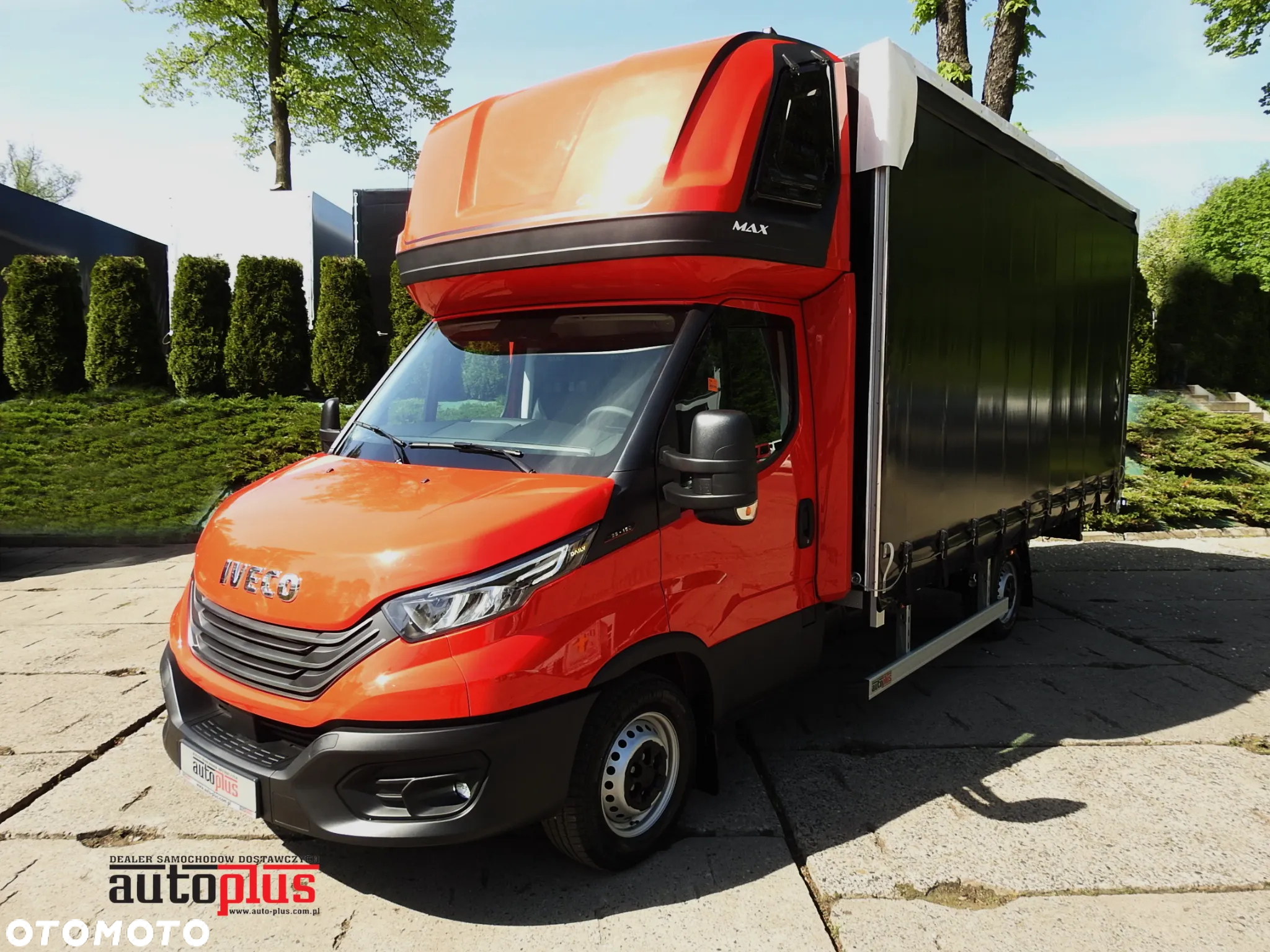 Iveco DAILY NOWY 35S18 CONNECT PLANDEKA 10 PALET WEBASTO KLIMATYZACJA TEMPOMAT NAWIGACJA LEDY ASO  180KM [ 500249 ] - 2