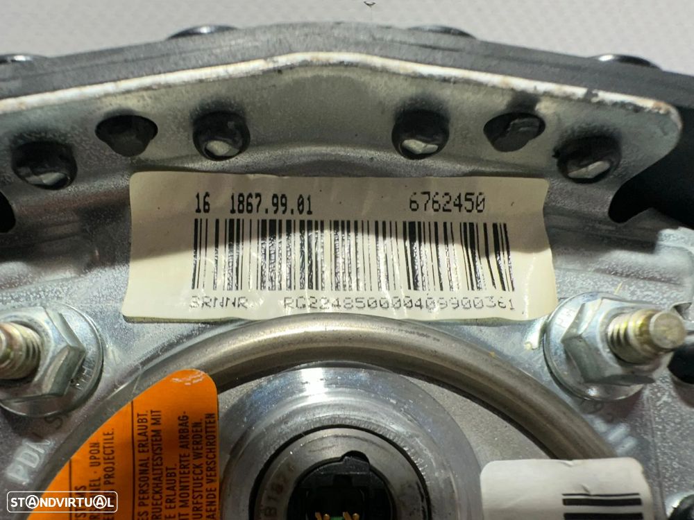.Airbag Volante 3 Braços BMW Mini Cooper One S D R50 R52 Cabrio R53 6762450 2001 - 2007 - 8