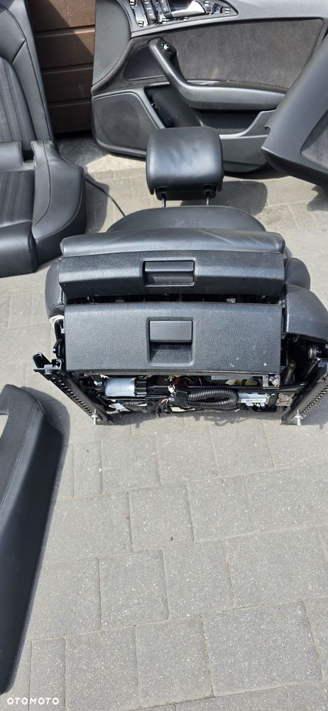 Fotele kanapy Audi A6 C7 lift S-Line skóra elektryczne - 7