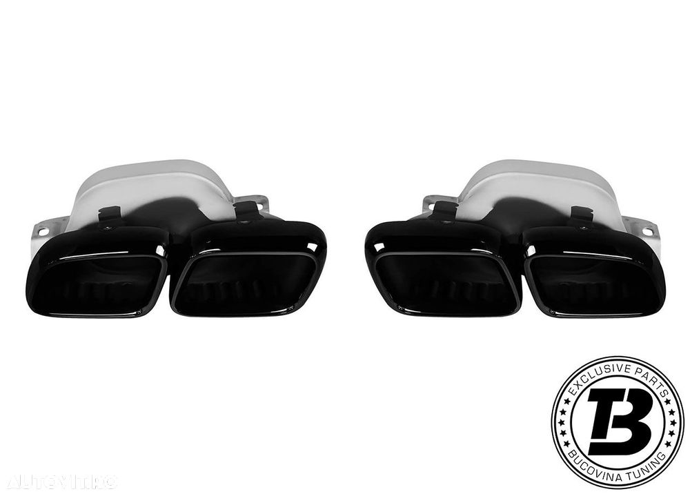 Difuzor Bara Spate cu Ornamente compatibil cu Mercedes C Class W206 C63 Design - 16