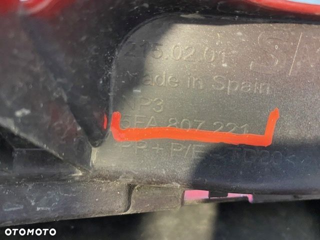 SEAT LEON IV 4 zderzak przedni 5FA807221 - 9