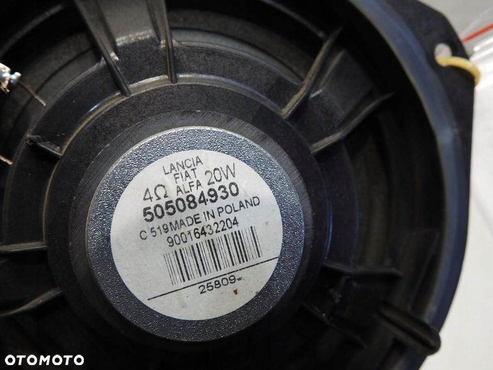 GŁOŚNIK GŁOŚNIKI TYŁ ALFA ROMEO MITO 505084930 - 7