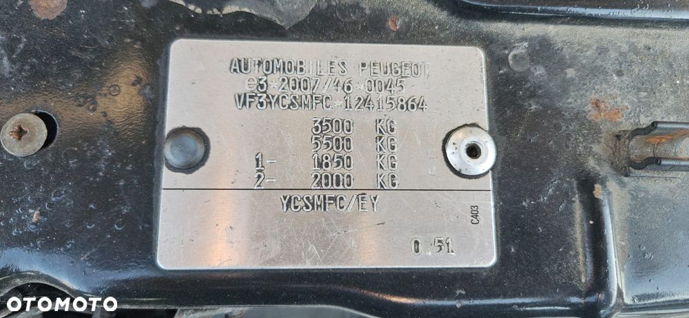 PEUGEOT BOXER II BUS 2.2HDI 4HG 06-14 ZACISK LEWY PRAWY - 19