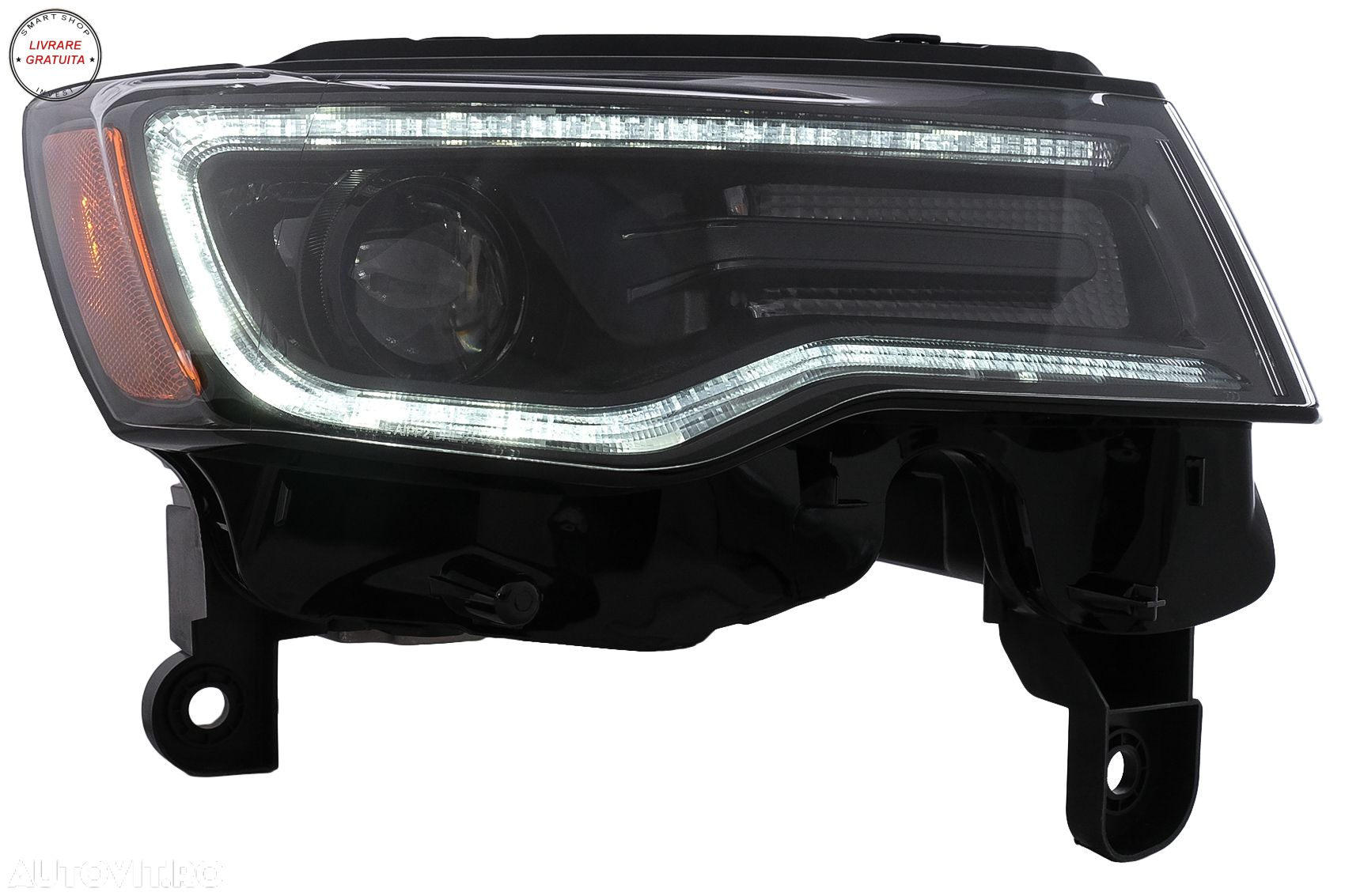 Faruri LED Jeep Grand Cherokee IV WK2 Facelift (2014-2020) Semnal Dinamic- livrare gratuita - 12