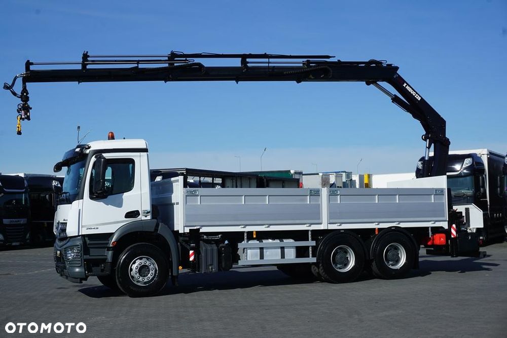Mercedes-Benz AROCS / 2643 / 6 X 4 / SKRZYNIOWY + HDS / HIAB 228 E – 4 / WYS. 13 M - 3