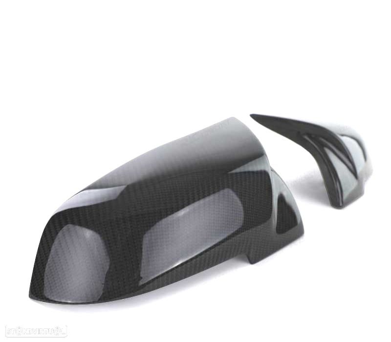 CAPAS ESPELHOS BMW F30 F31 F34 F35 F32 F33 F36 F20 F21 F22 E84 LOOK M CARBONO - 1