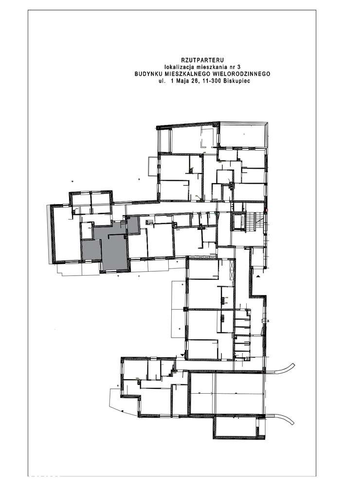 Mieszkanie Nr 3 - Parter - 44,69m2 - Pełny obrazek: 2/11