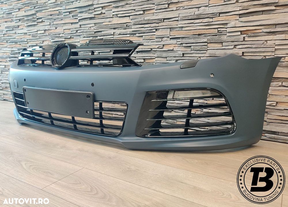 Bara Fata compatibila cu VW Golf 6 R20 Design pt Senzori Parcare - 5